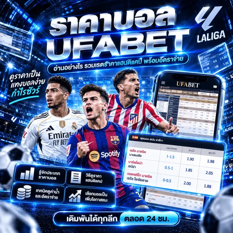 ราคาบอล UFABET อ่านอย่างไร รวมเรตราคาแฮนดิแคป พร้อมอัตราจ่าย